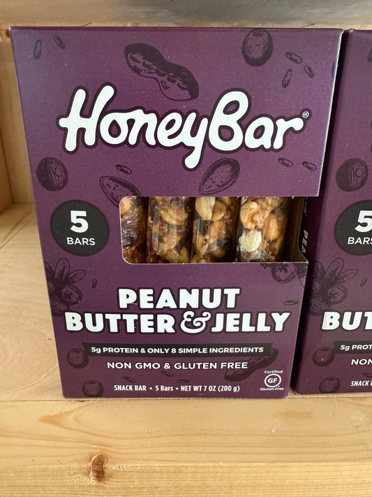 Honey Bar - Peanut Butter & Jelly Gluten Free