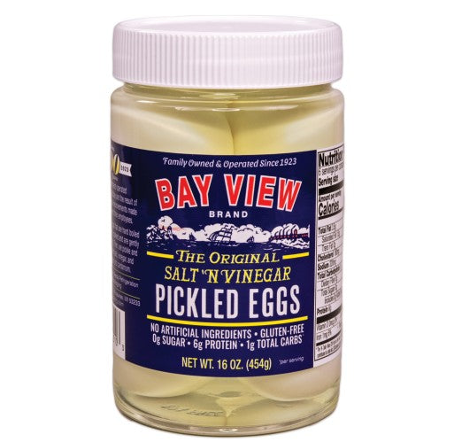 Eggs - Salt ‘N Vinegar Pickled Bay View 16 oz