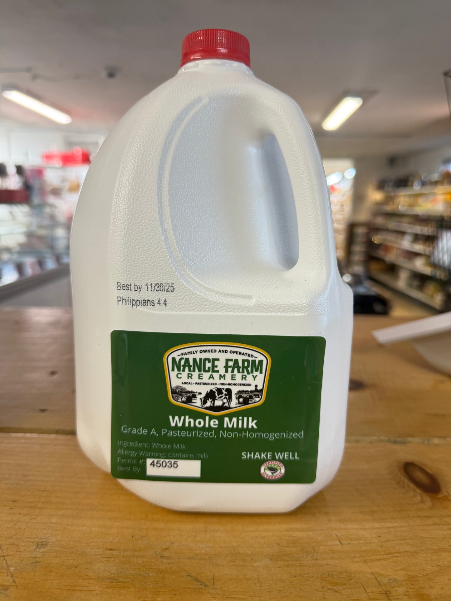 Nance Farm Creamery Milk